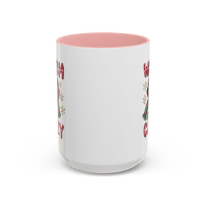 Warm & Cozy Holiday Accent Coffee Mug - Perfect for Winter Mornings, Christmas Gifts, Hot Beverage Lovers, Seasonal Decor, Cozy Vibes