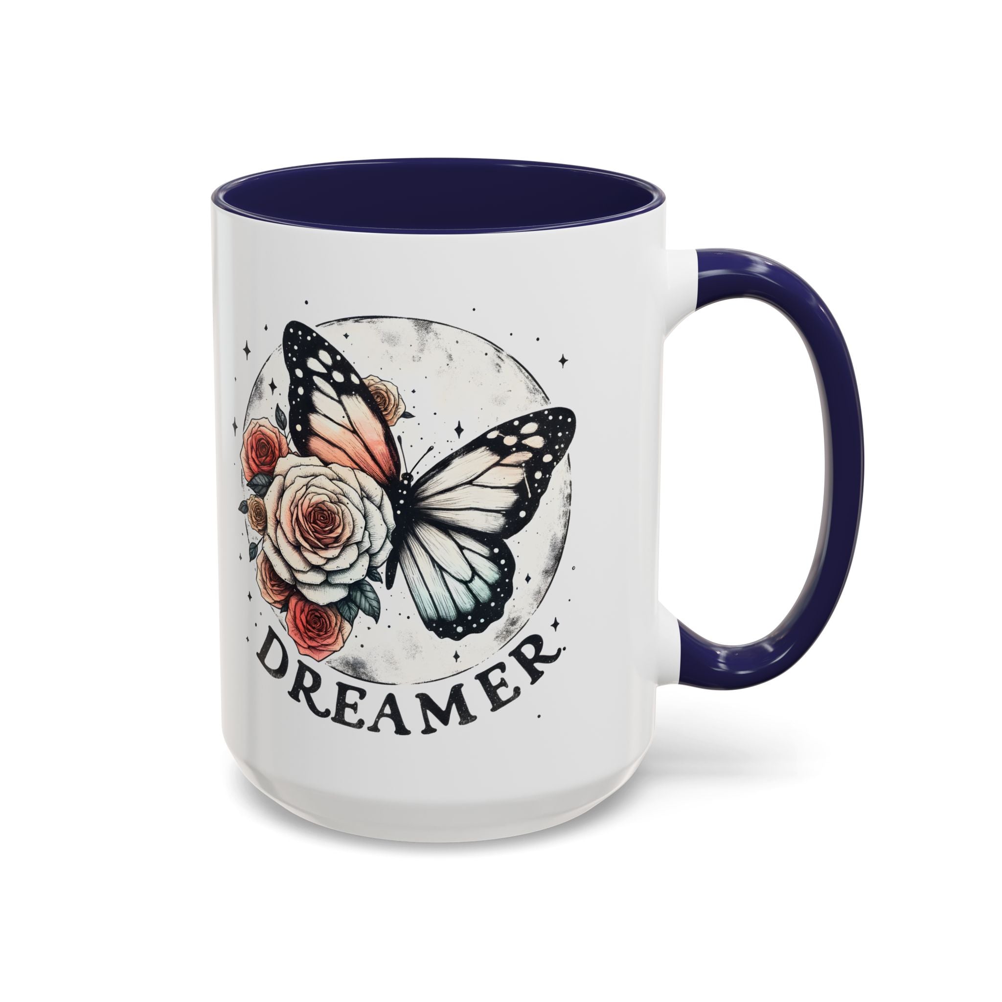 Dreamer Butterfly Coffee Mug - Stylish Accent for Creatives positive vibe freedom nature lover