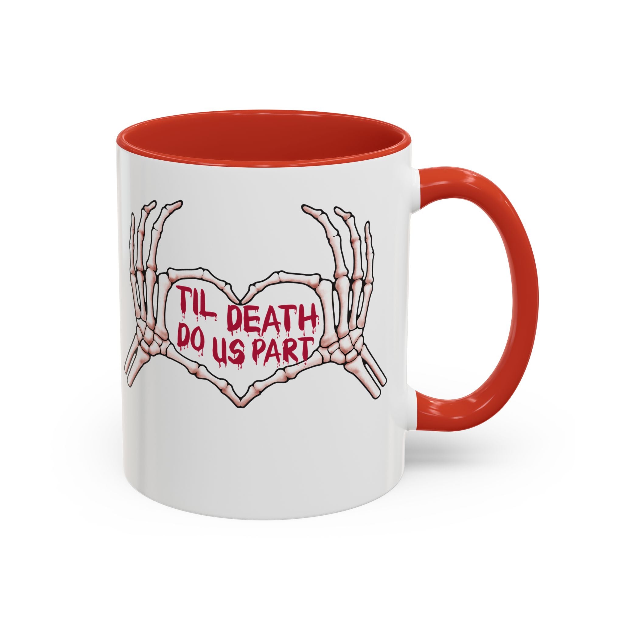 Til Death Do Us Part Skeleton Hands Coffee Mug