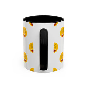Smiles and dollars Accent Coffee Mug (11, 15oz)