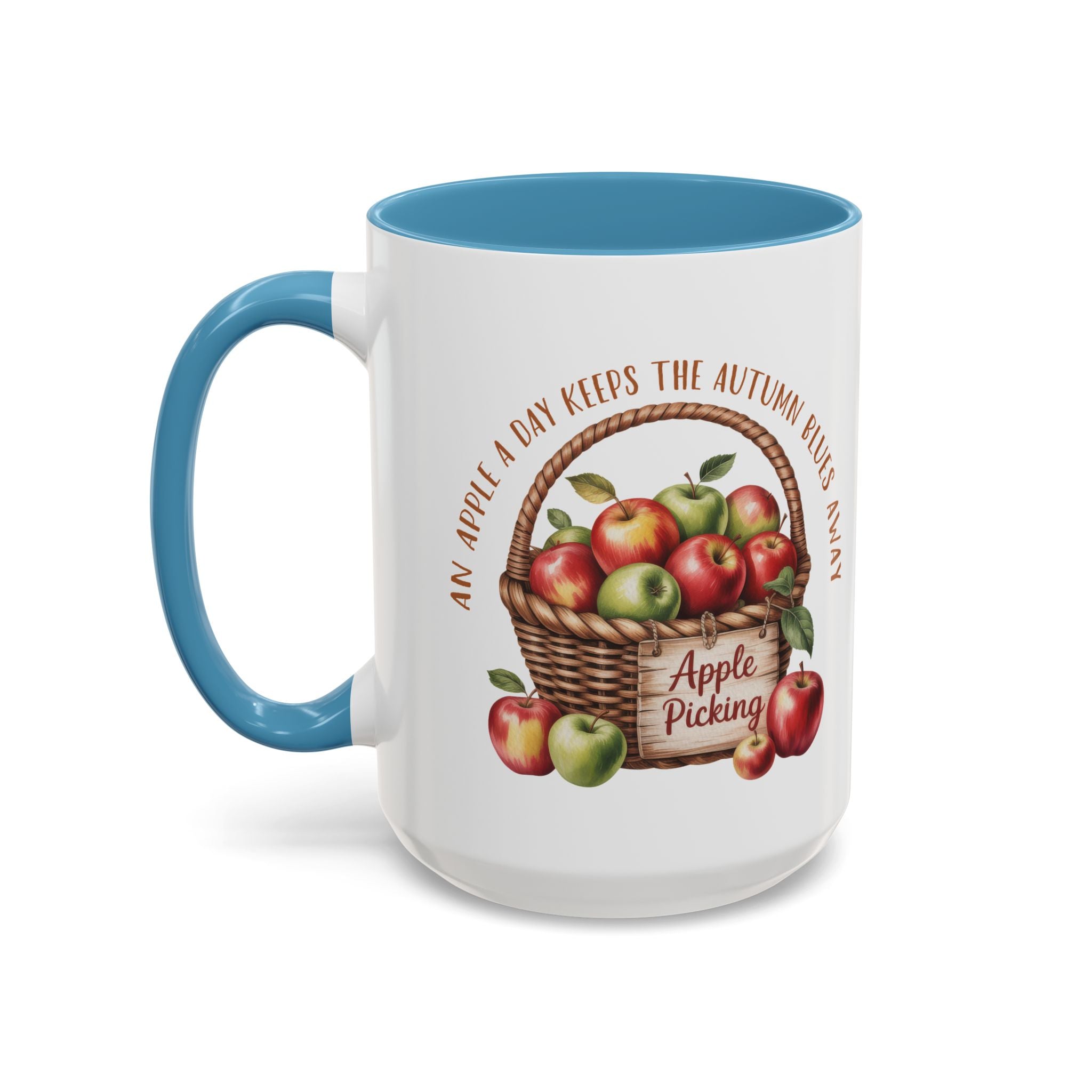 Autumn Apple Picking Coffee Mug - 11 and 15oz - Perfect Gift for Fall Lovers