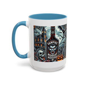 Gothic vampire Halloween Coffee Mug, Spooky Decor, Skull Design, Gift for Horror Lovers,  Party Essential, Unique Drinkware