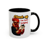 Funny Cluck Off Coffee Mug - Perfect for Chicken Lovers, Gag Gifts, Office Humor, and Birthdays