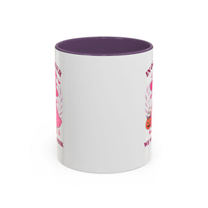 Halloween Breast Cancer Awareness Coffee Mug | October 2023 Gift, Pink Ribbon Mug, Spooky Coffee Cup, Cute Duck Mug, Fall Decor
