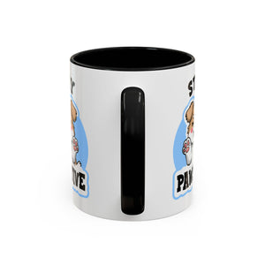 Cute Stay Pawsitive Coffee Mug - Perfect Gift for Dog Lovers mental health