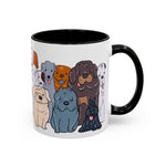 Cute Dog Breed Accent Coffee Mug, Pet Lover Gift, Canine Mug, Gifts for Dog Owners, Puppy Lover Mug