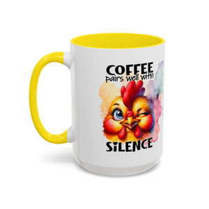 attitude Coffee Mug, Funny Chickens, Perfect Gift for Coffee Lovers, Kitchen Decor, Unique Drinkware, Morning Vibes
