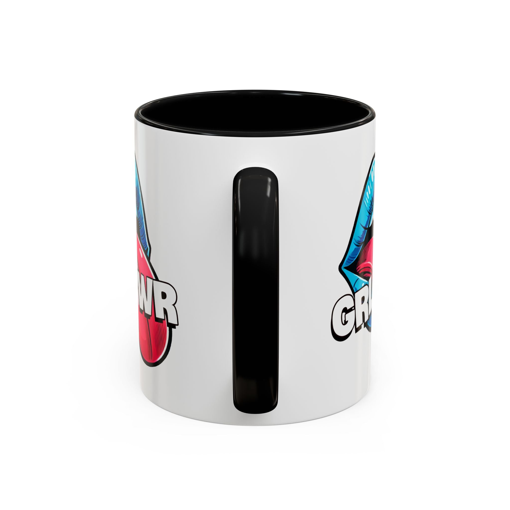 GRL PWR Accent Coffee Mug - Bold Fun Design for Empowerment, Great Gift for Friends, Coffee Lovers, Birthdays, and Celebrations