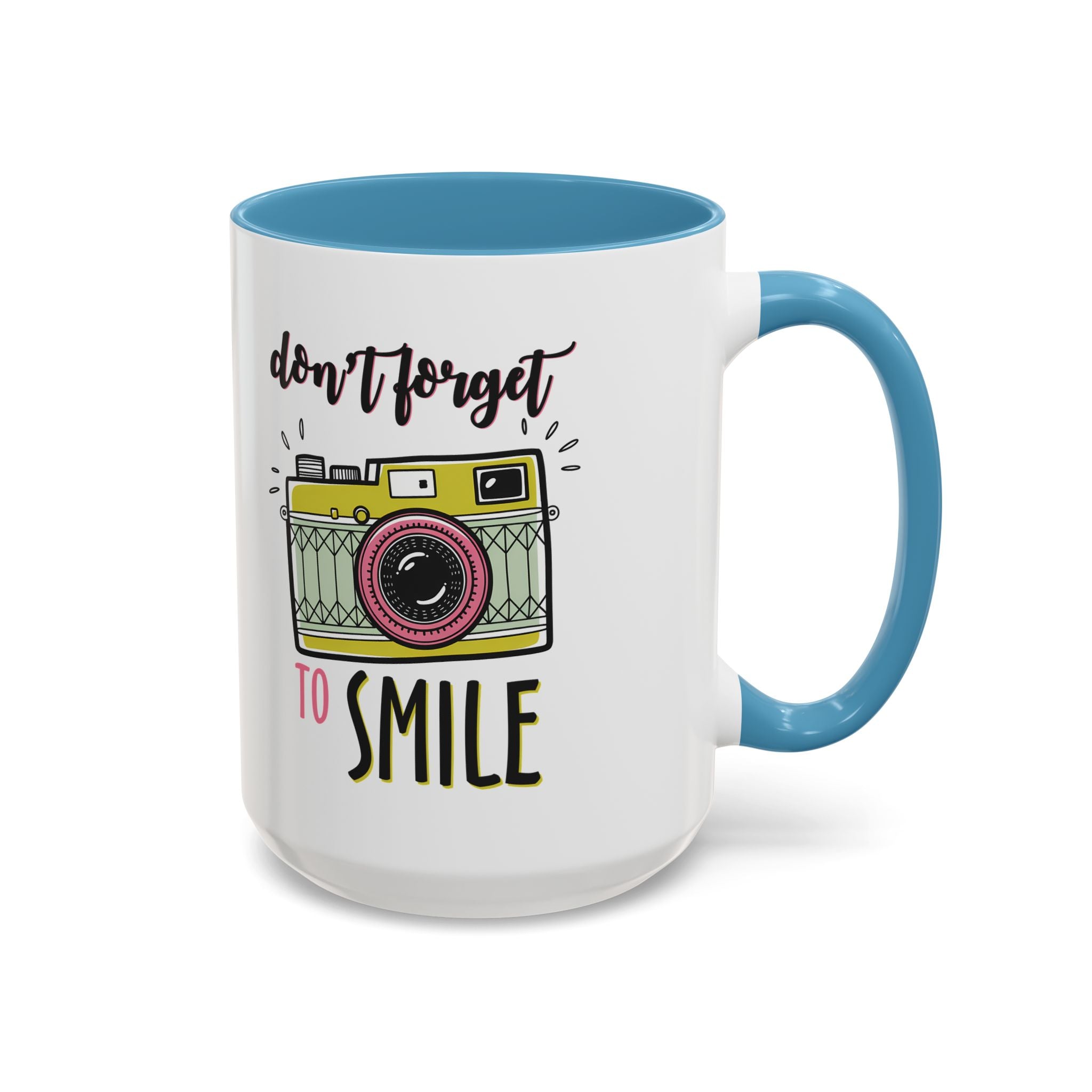 Inspirational Coffee Mug - 'Don't Forget to Smile' mental health