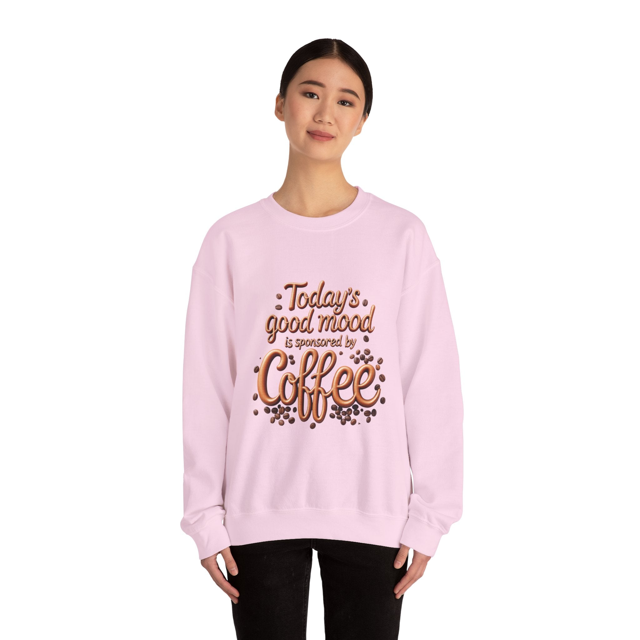 Coffee Mood Crewneck Sweatshirt - Cozy Gift for Coffee Lovers, Perfect for Birthdays, Holidays, Casual Days, Comfortable Wear