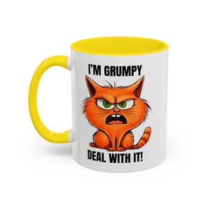 Grumpy Cat Coffee Mug, Funny Cat Mug, Gift for Cat Lovers, Office Coffee Cup, Humor Mug, 11oz 15oz