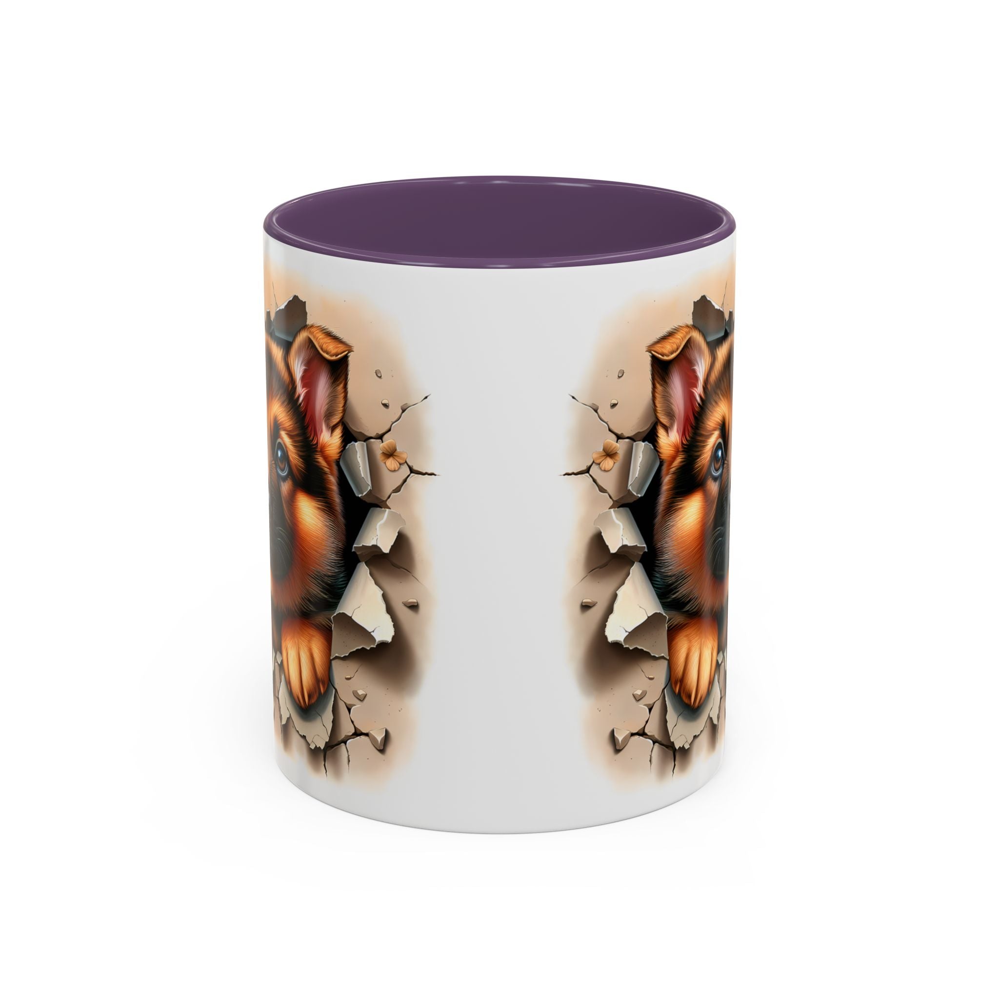 German Shepherd Accent Coffee Mug | Dog Lover Gift, Tasty Hot Beverage Cup, Pet Themed Kitchenware, Animal Adoption Cup, Unique Pet Gift