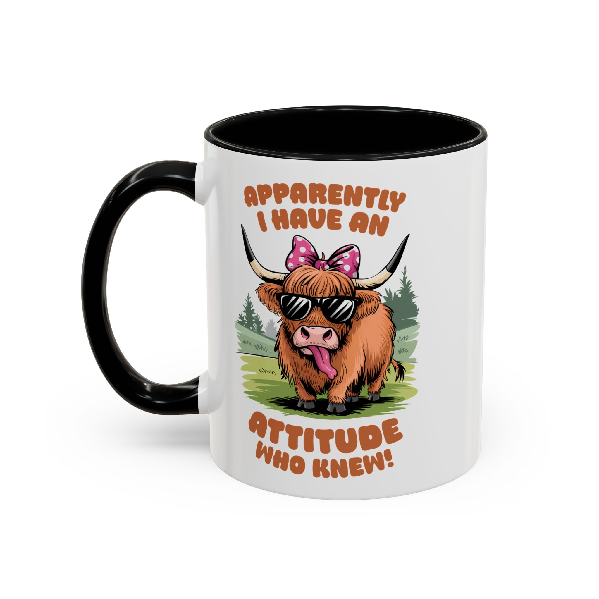 Fun Attitude Coffee Mug - Perfect Gift for Animal Lovers cow farm humor