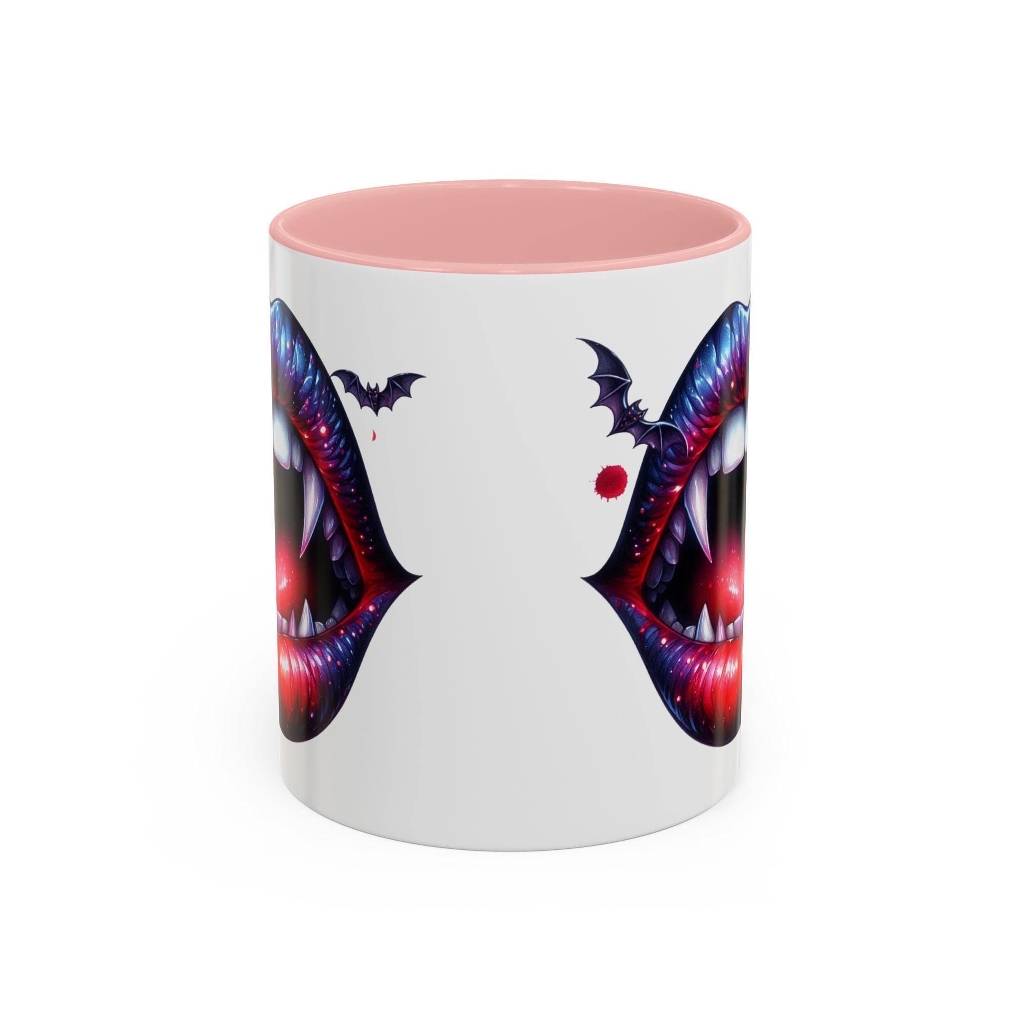 Vampire Lips Coffee Mug, Gothic Drinkware, Halloween Gift, Spooky Kitchen Decor, Vampires, Halloween Party Accessories