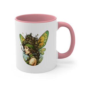 steampunk pixies Accent Coffee Mug, 11oz gift fantasy
