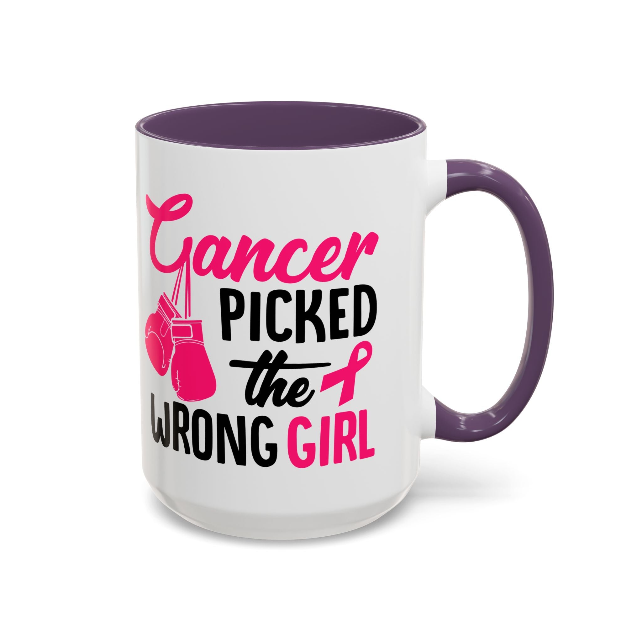 Empowering Cancer Warrior Mug, Coffee Cup for Fighters, Supportive Gift for Cancer Survivors, Inspiration for Awareness Events, [...]