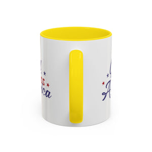 Patriotic Coffee Mug - God Bless America Design