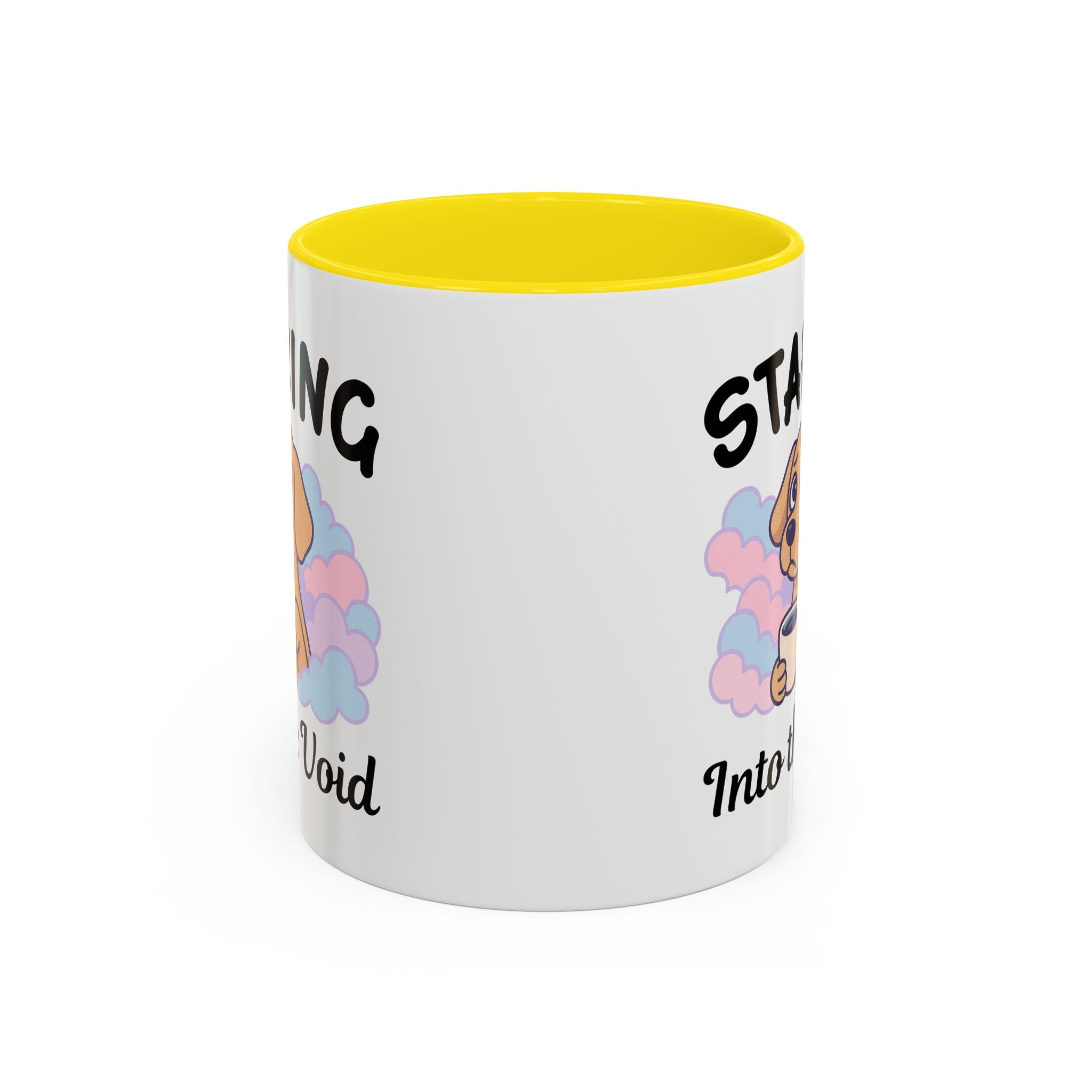 Cute Dog Coffee Mug for Animal Lovers, Staring Into the Void, Fun Gift for Pet Owners, Coffee Lovers, Cute Kitchen Decor