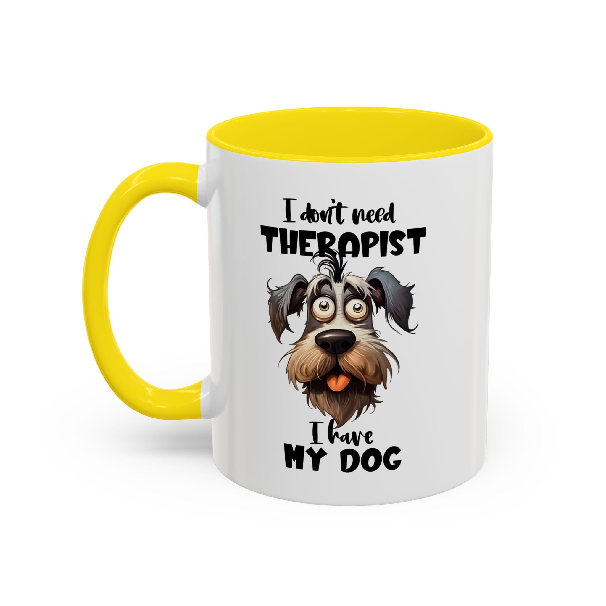Dog Lover's Coffee Mug: I Don't Need Therapist, Gifts for Pet Owners, Animal Lover Mug, Cute Dog Mug, Funny Gift