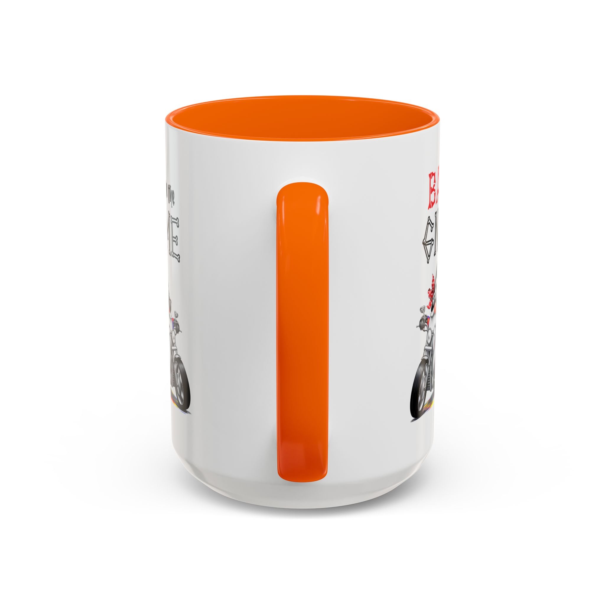 Bad to the Gnome Coffee Mug - 11oz & 15oz Accent Mugs for Bikers & Gnome Lovers