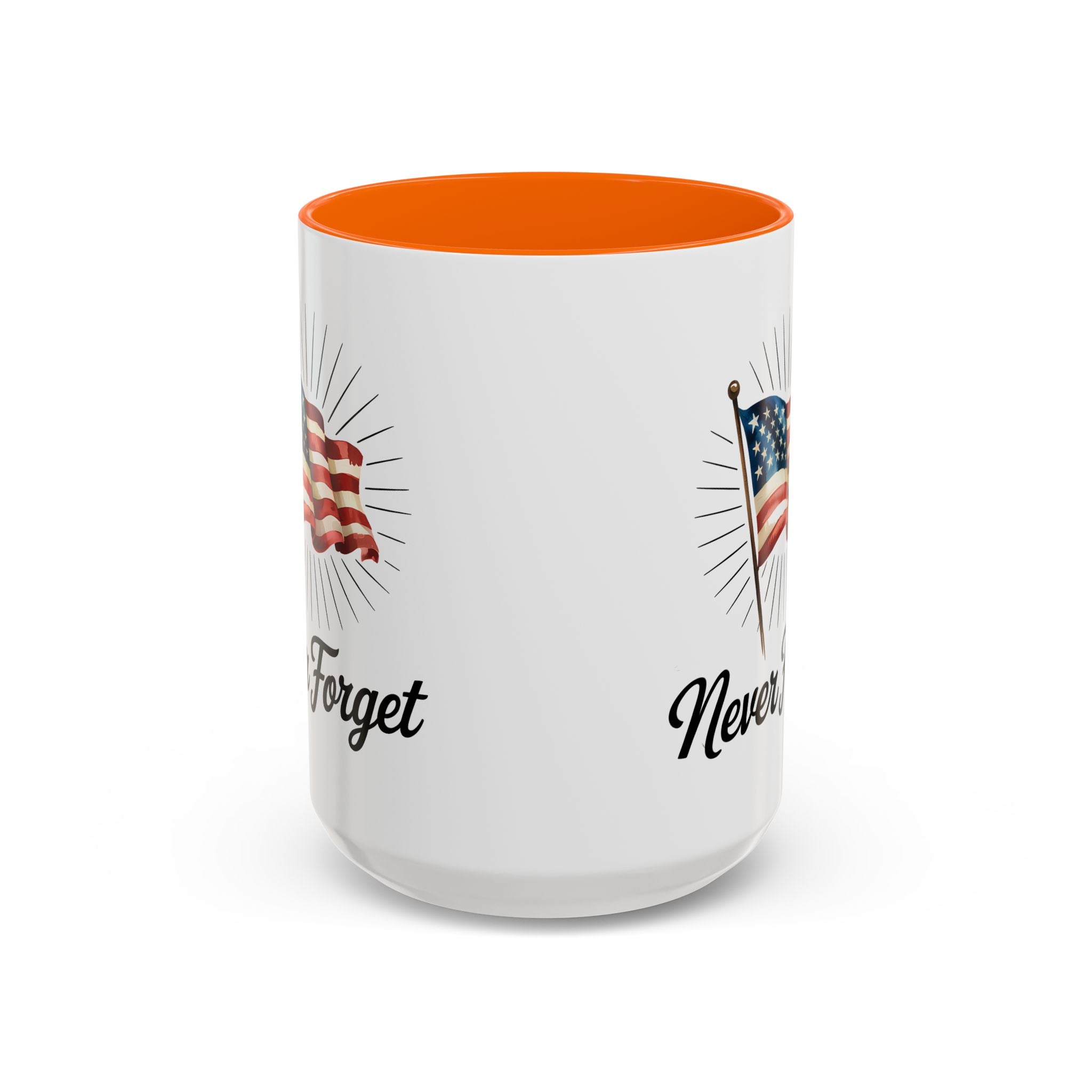 Patriotic Never Forget Coffee Mug - 11oz & 15oz USA flag