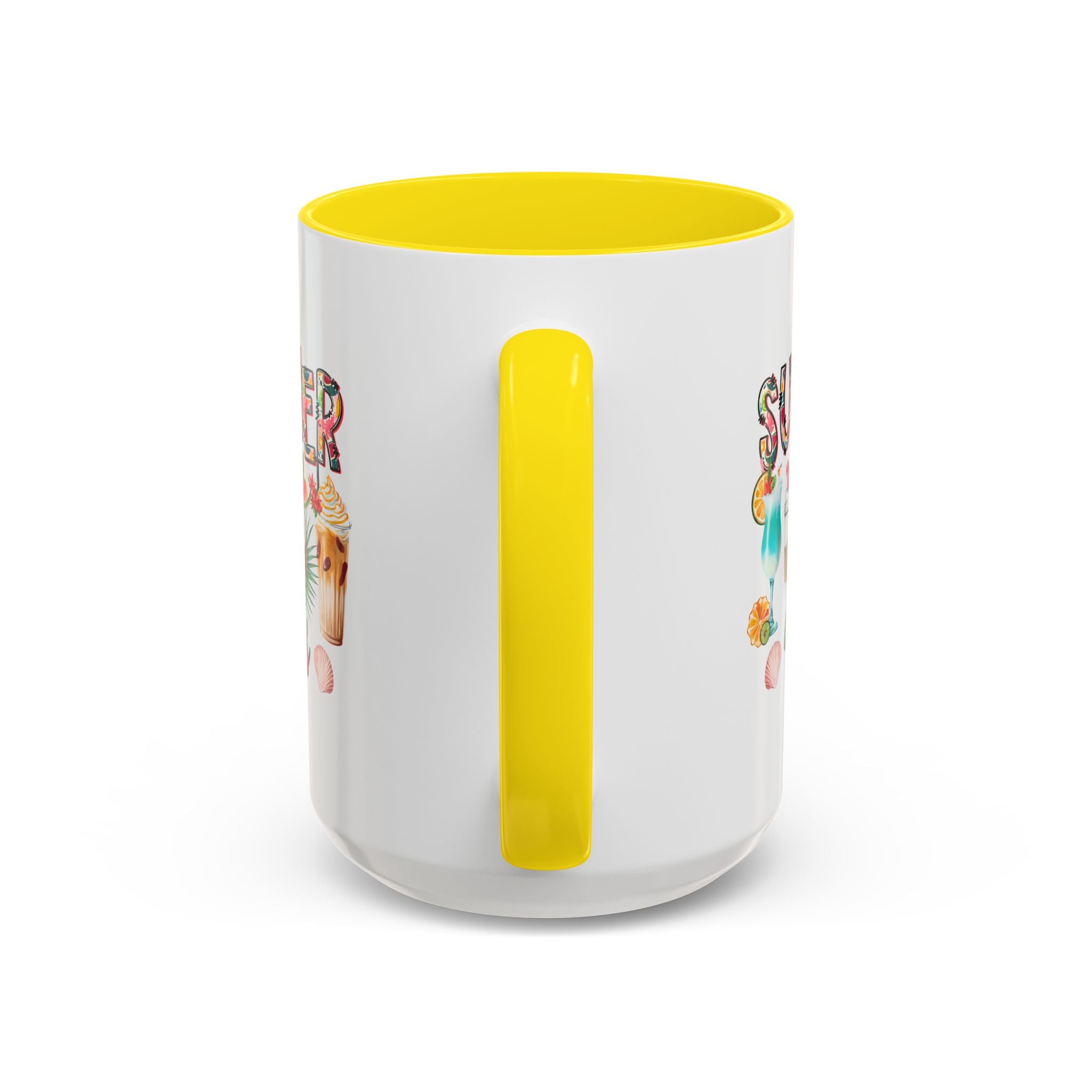 Summer Vibes Accent Coffee Mug - 11oz & 15oz - Perfect for Sunny Days & Celebrations