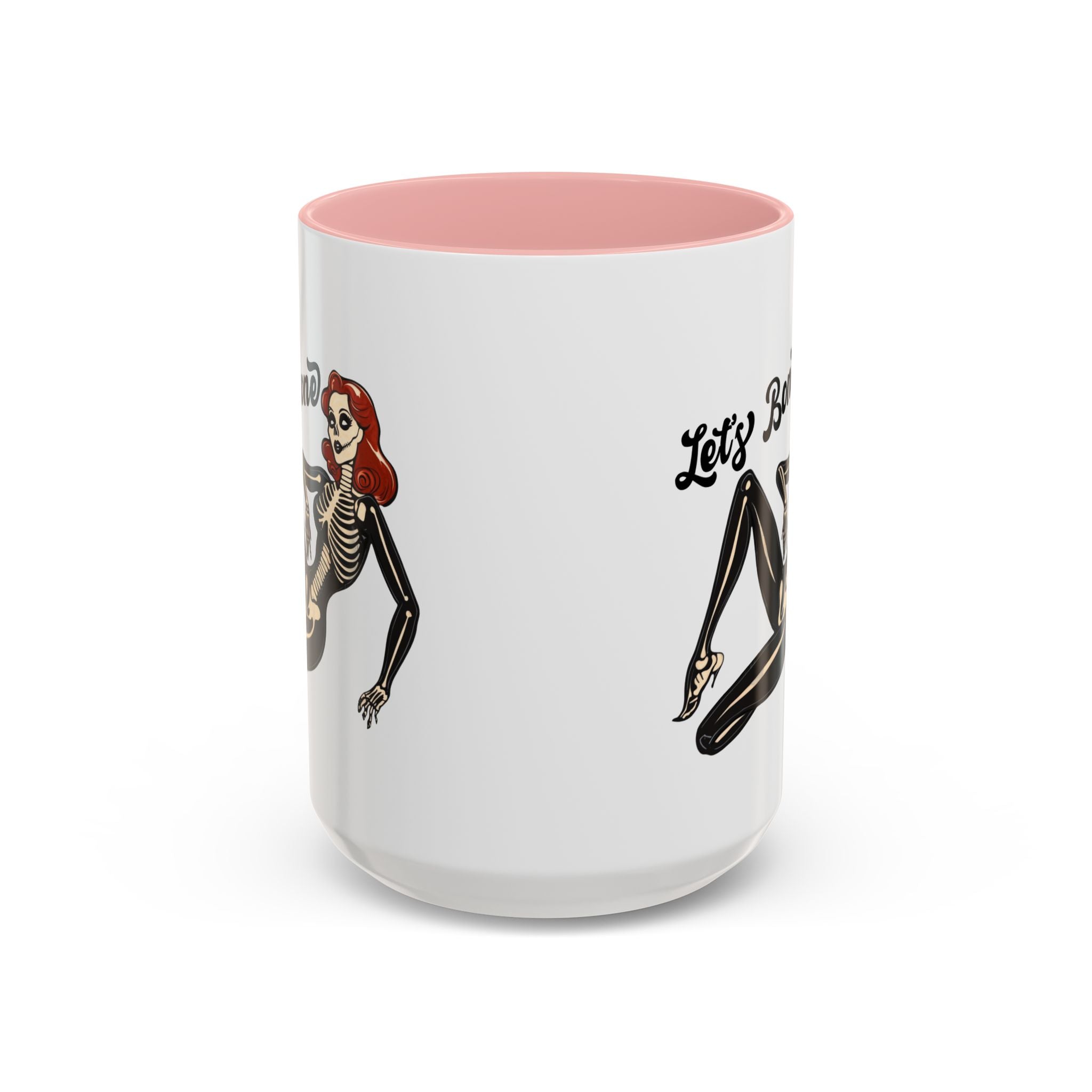 Spooky Skeleton Mug - Let's Bone, Halloween Gift, Gothic Coffee Cup, Unique Home Decor, Fun Drinkware
