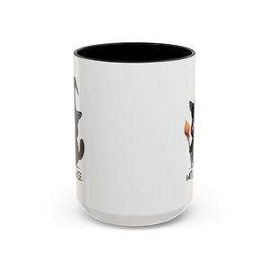 Cute Witch Cat Coffee Mug - Perfect for Halloween, Cat Lover Gift, Witch Please Design, Black Cat Mug, Cozy Drinkware