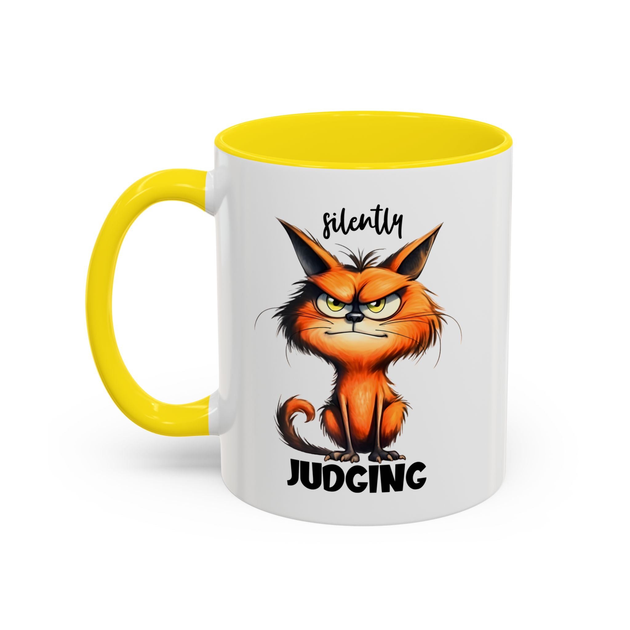 sarcasm attitude  Cat Coffee Mug - Just Judging - Perfect Gift for Cat Lovers, Pet Owners, Birthdays,  Funny Mug
