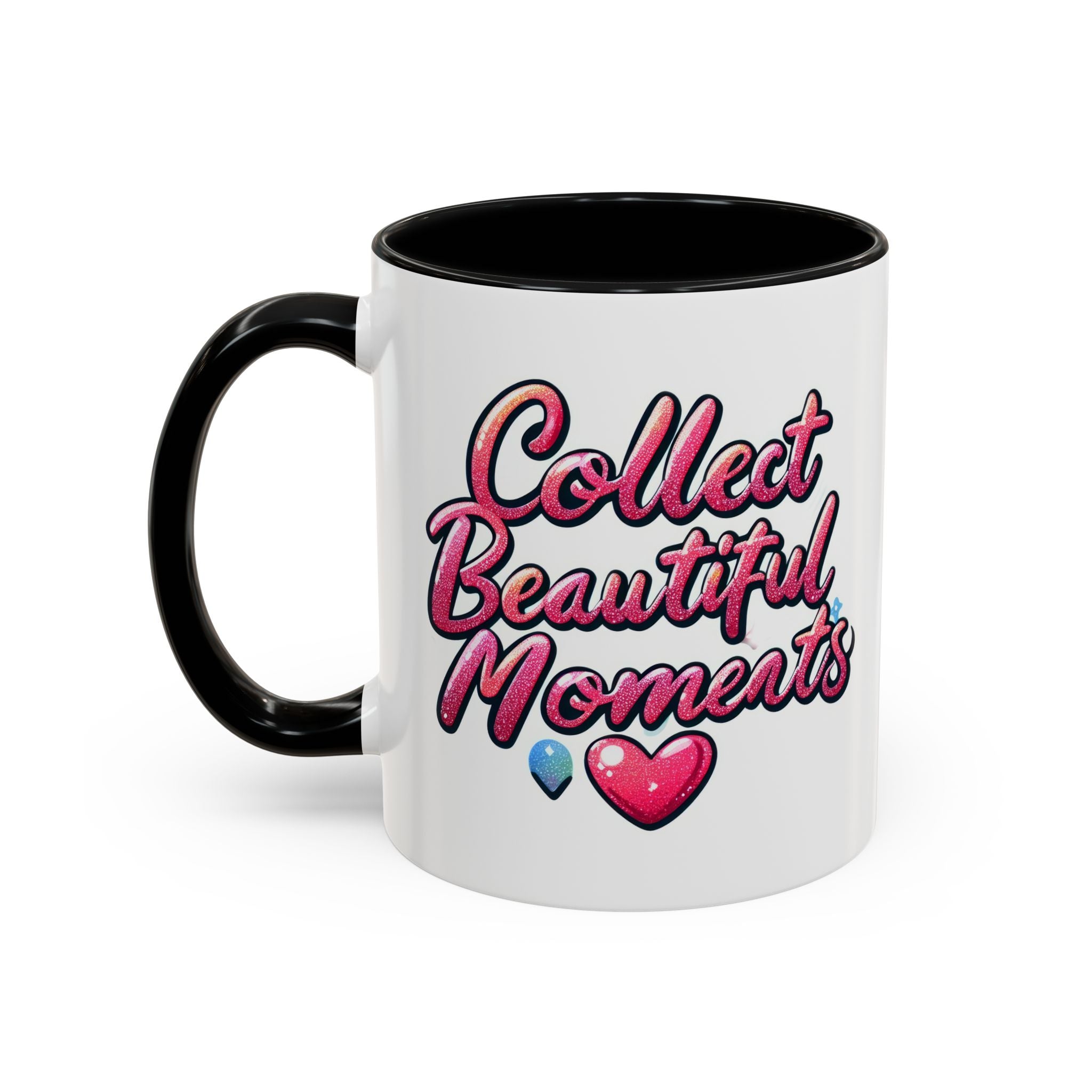 Collect Beautiful Moments Coffee Mug - 11oz & 15oz positive vibe love heart cup