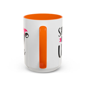 cancer awareness Cute Cow Mug - Save the Utters Coffee Cup, Gift for Animal Lovers,  Mug, Unique Birthday Gift