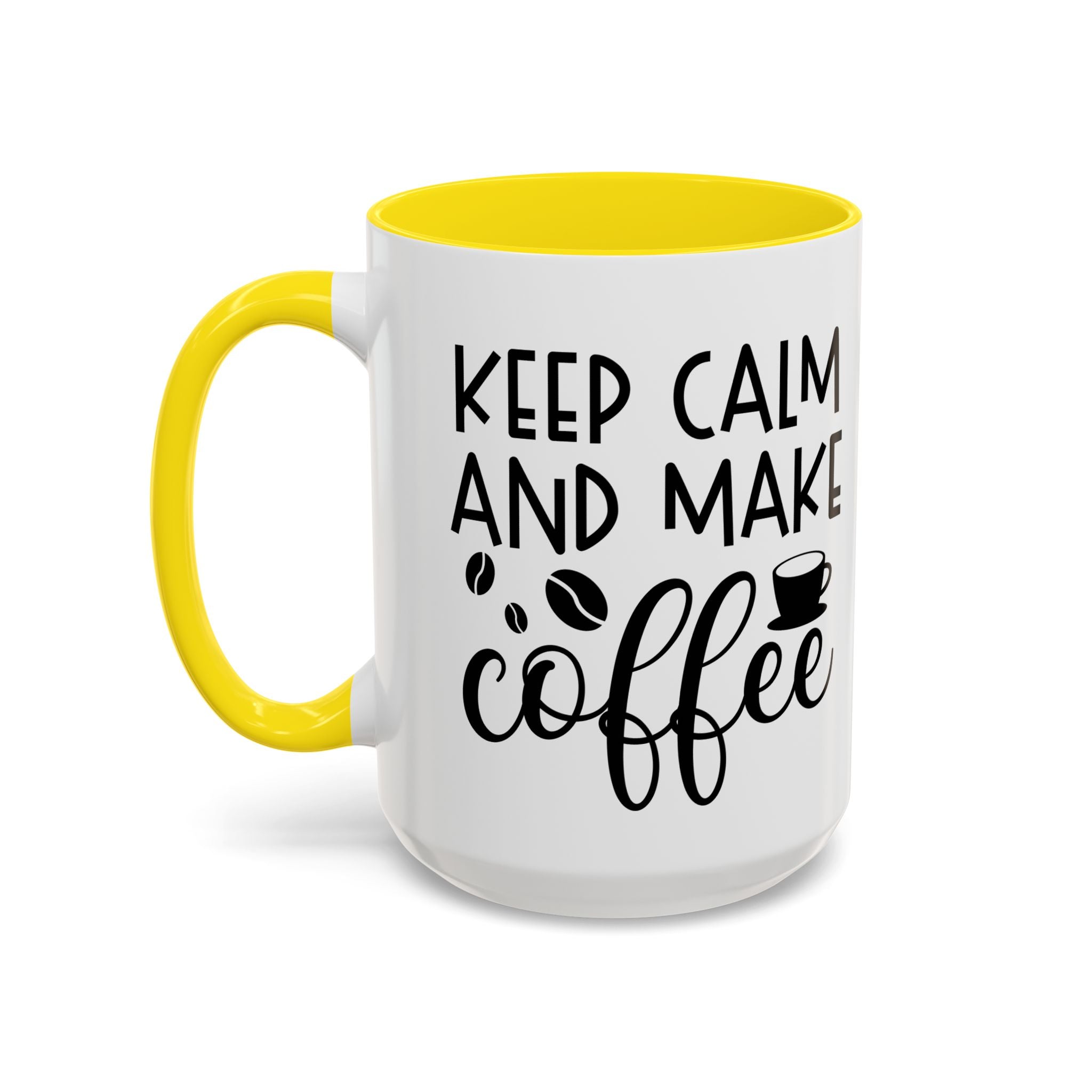Keep Calm Coffee Mug - Fun Gift for Coffee Lovers, Kitchen Decor, Motivational Drinkware, Homebrew Enthusiast, Daily Motivation