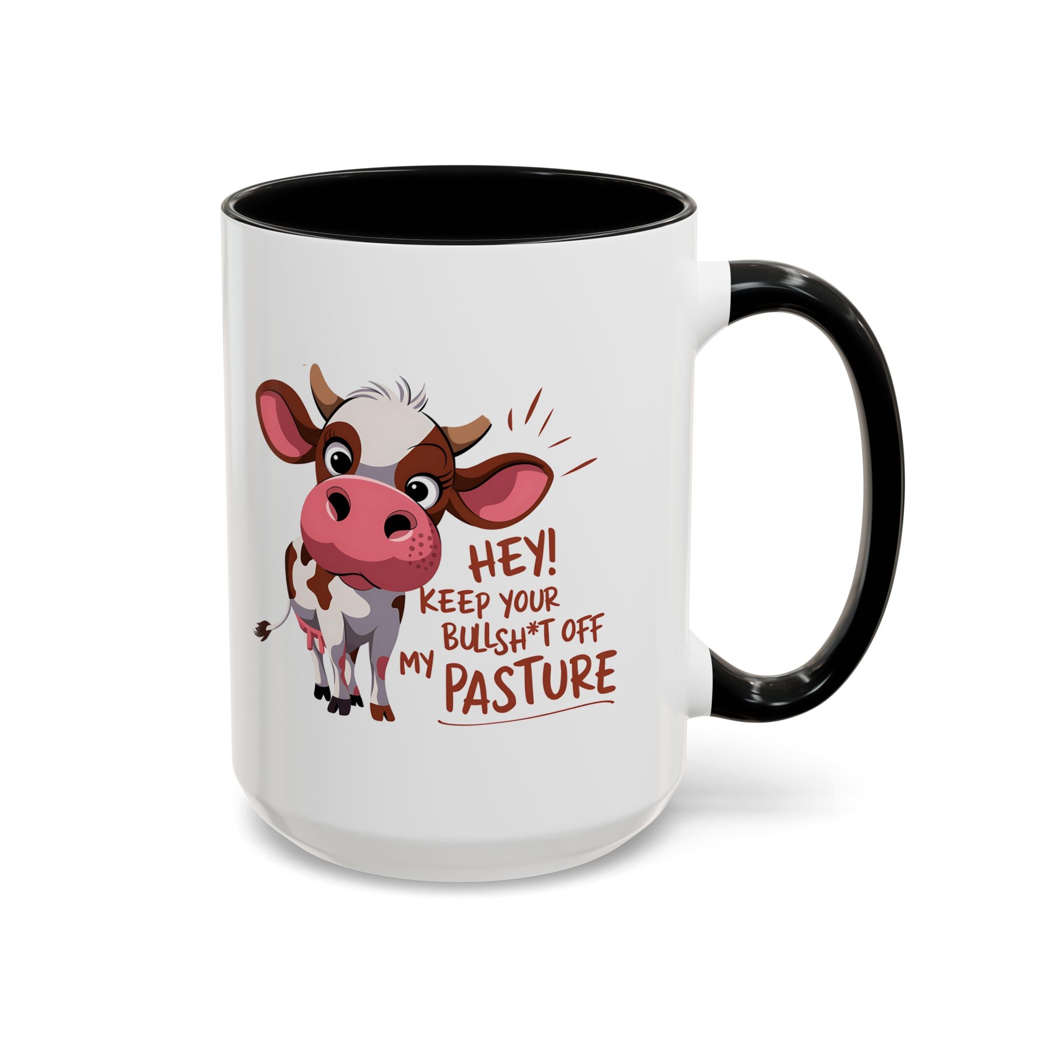 Funny Cow Coffee Mug – Perfect Gift for Farmers, Cow Lovers, Humor Fans, Cute Kitchen Decor, Office Coffee Cup
