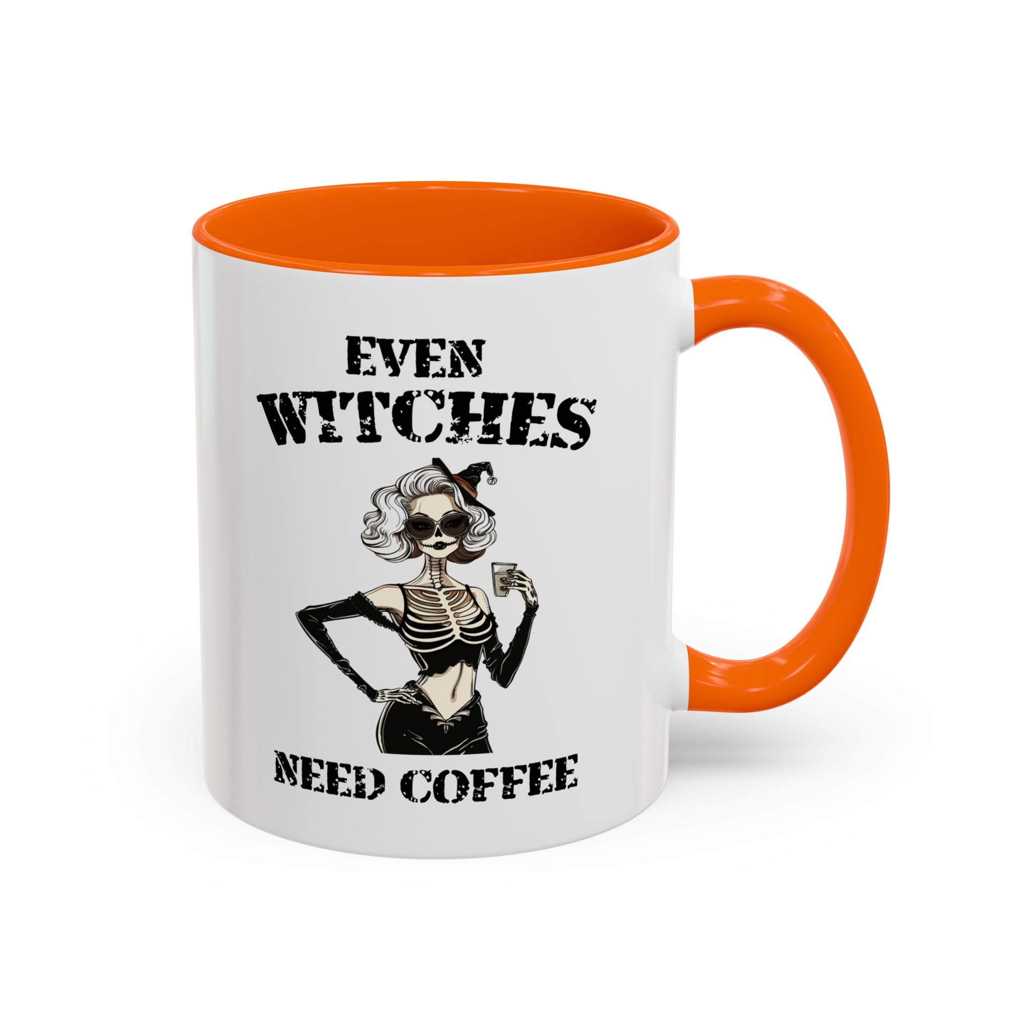 Witchy Coffee Mug - Even Witches Need Coffee, Spooky Gift, Halloween Decor, Witch Lover's Mug, Unique Coffee Cup