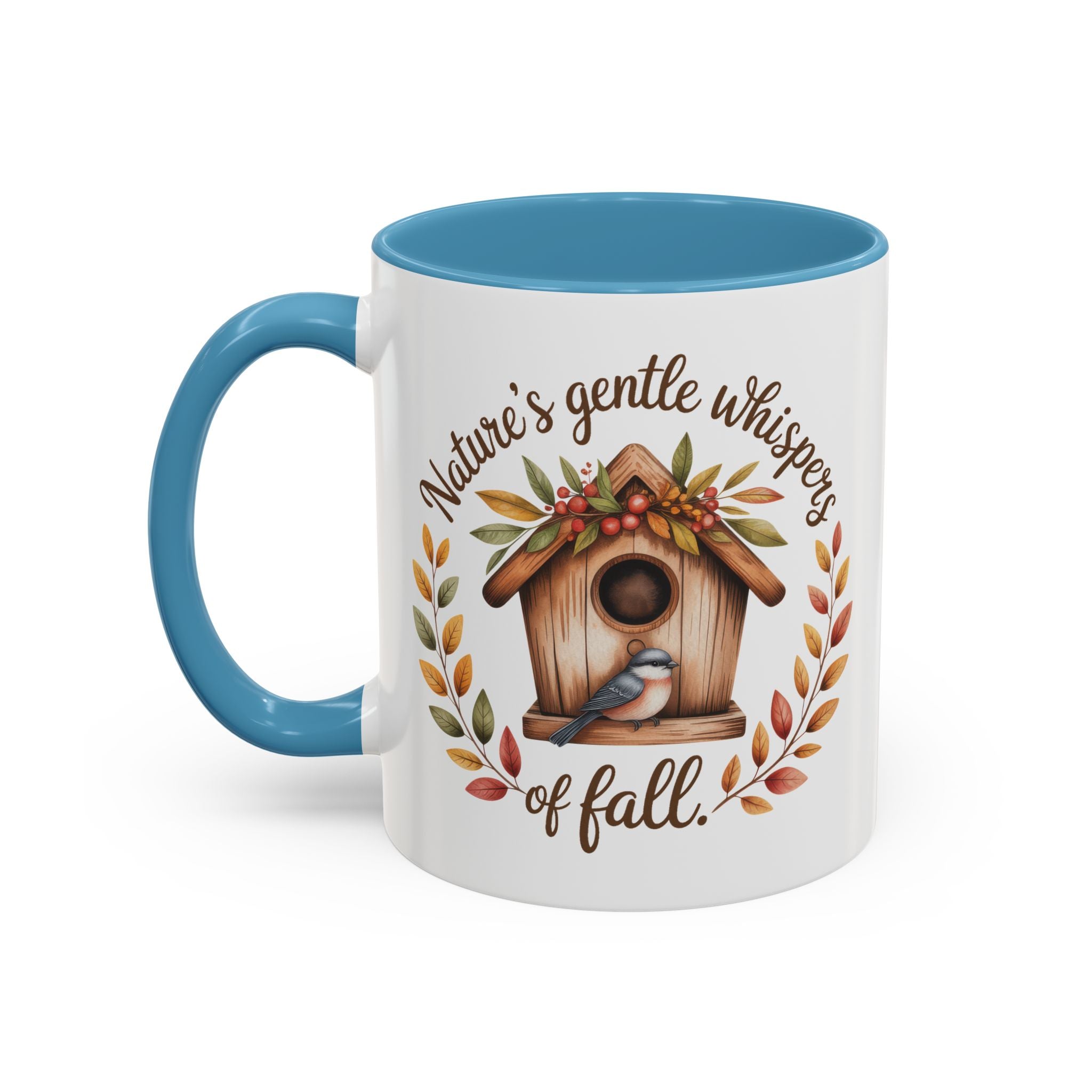 Nature's Gentle Whispers Fall Coffee Mug nature lovers cup