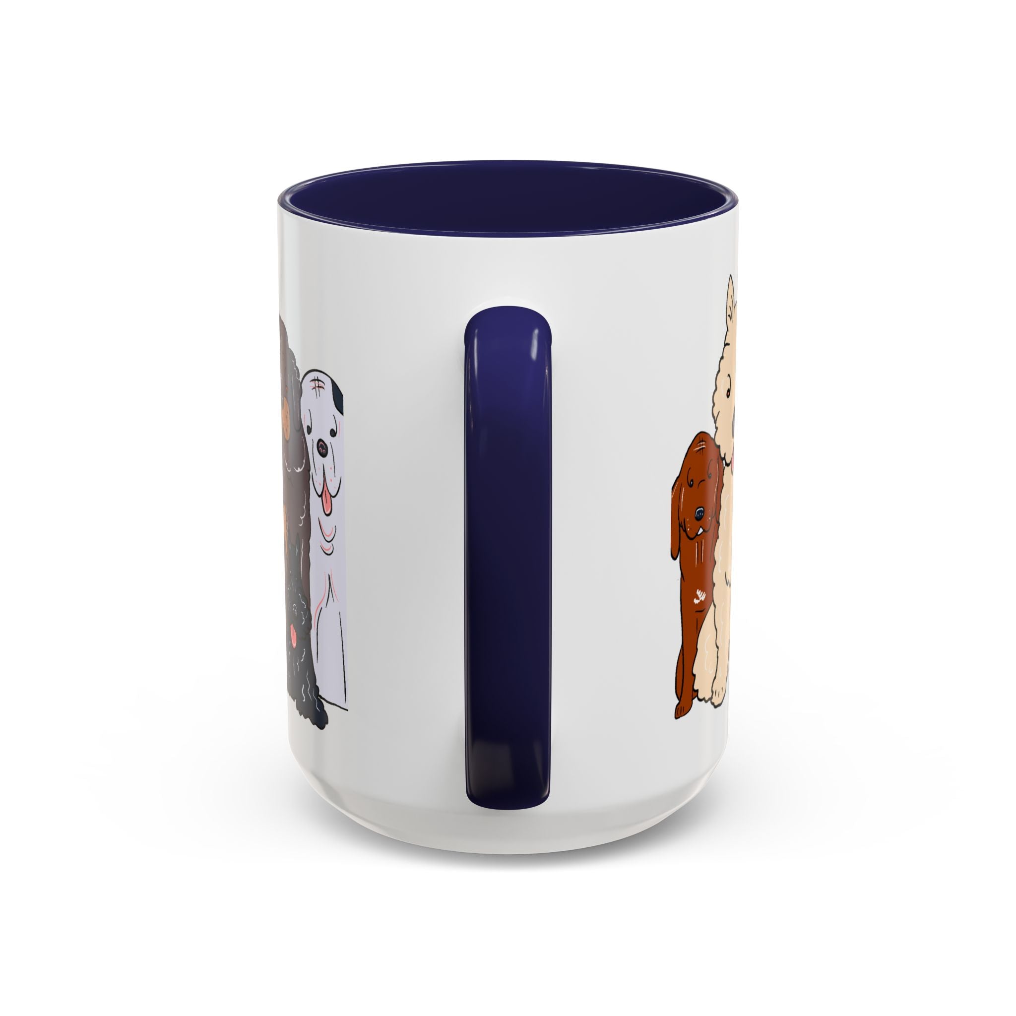 Cute Dog Breed Accent Coffee Mug, Pet Lover Gift, Canine Mug, Gifts for Dog Owners, Puppy Lover Mug