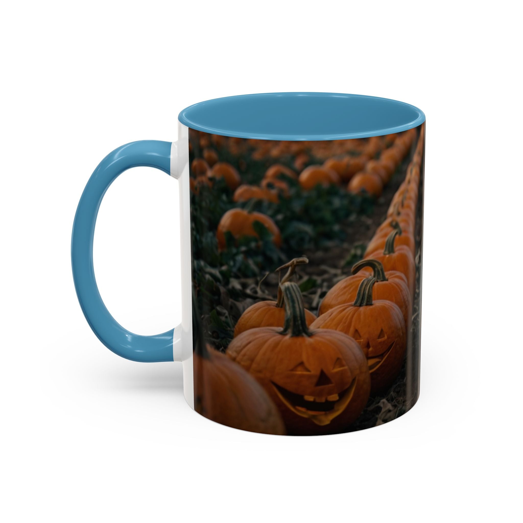 Halloween Black Cat Pumpkin Coffee Mug spooky magical