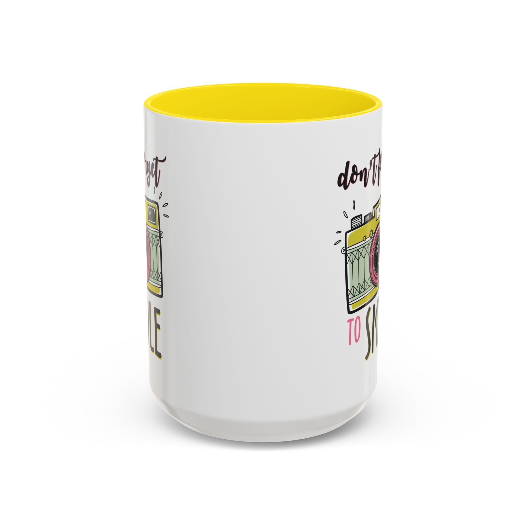 Inspirational Coffee Mug - 'Don't Forget to Smile' mental health