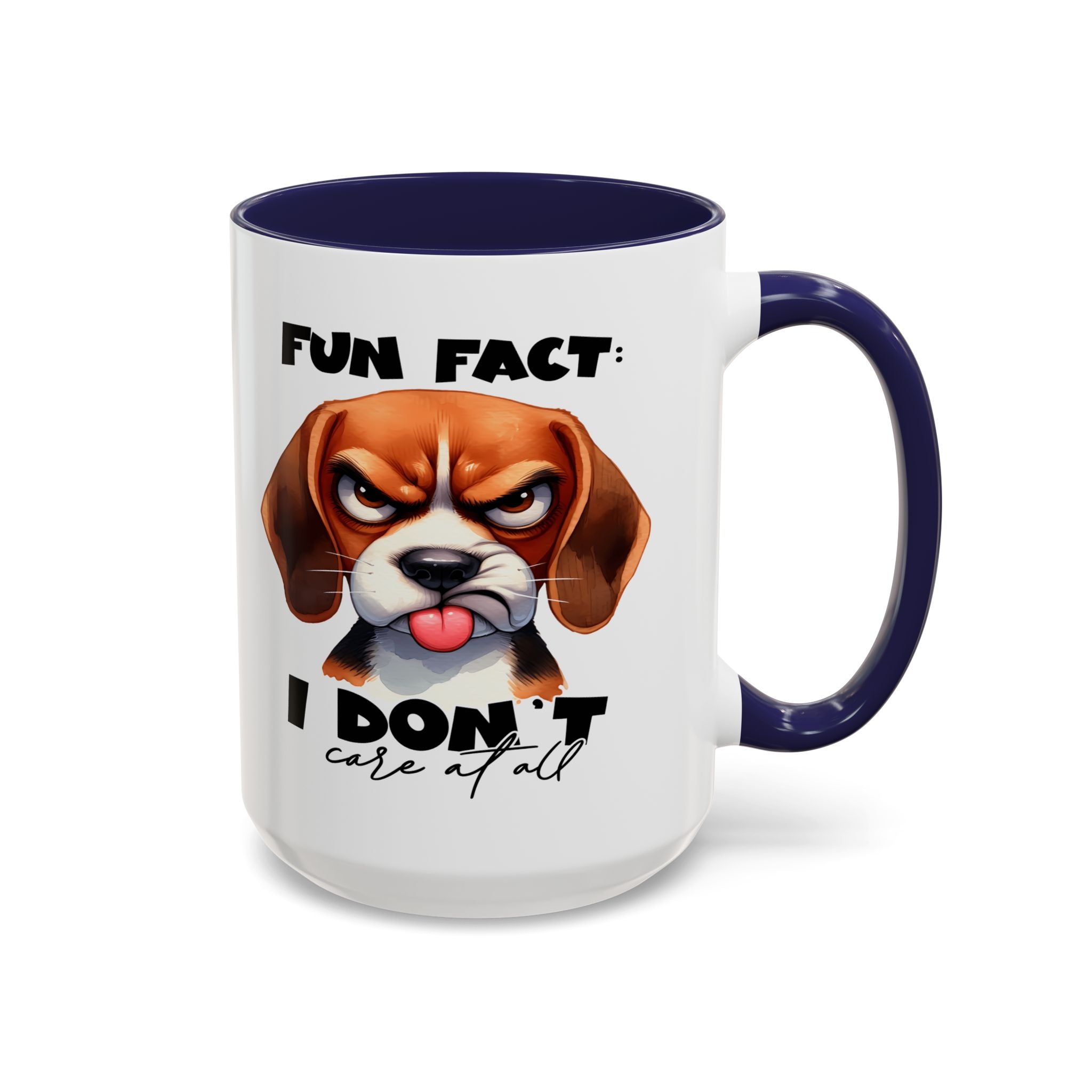 Funny Dog Accent Coffee Mug - Beagle Lover Gift, Pet Owner Present, Unique Animal Mug, Quirky Home Decor, Fun Fact Design
