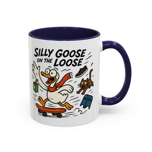 Silly Goose Coffee Mug - Fun Gift for Animal Lovers, Quirky Desk Decor, Inspirational Drinkware, Home & Office Tea Cups