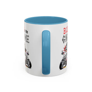 Bad to the Gnome Coffee Mug - 11oz & 15oz Accent Mugs for Bikers & Gnome Lovers