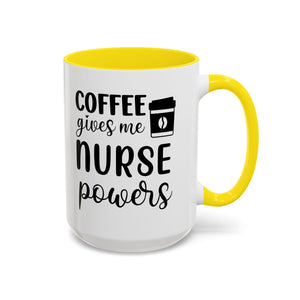 Nurse Coffee Mug, Funny Gift for Nurses, Coffee Lover's Mug, Black Accent Tea Cup, Motivational Nurse Gift