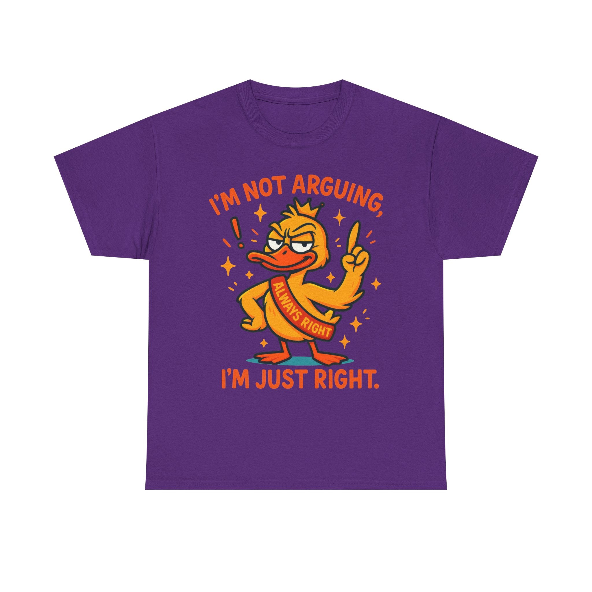 Funny attitude always right Tee, Casual Wear, Gift for Friends, Humor T-Shirt,  Loungewear, Birthday Gift