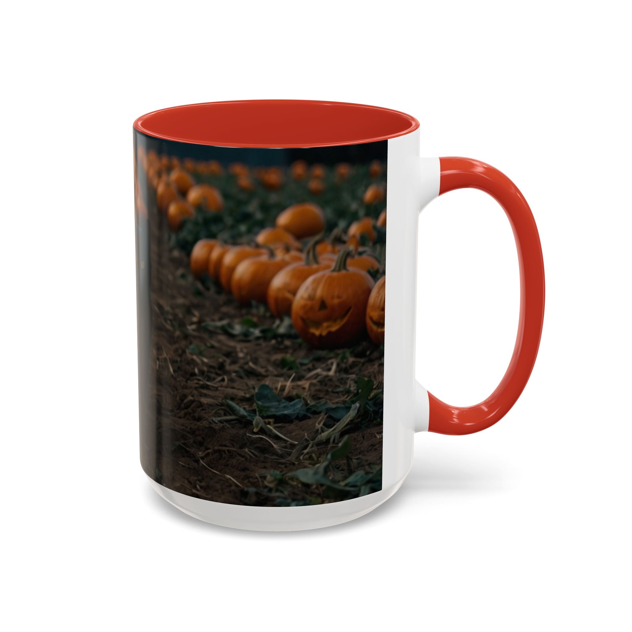 Halloween Black Cat Pumpkin Coffee Mug spooky magical