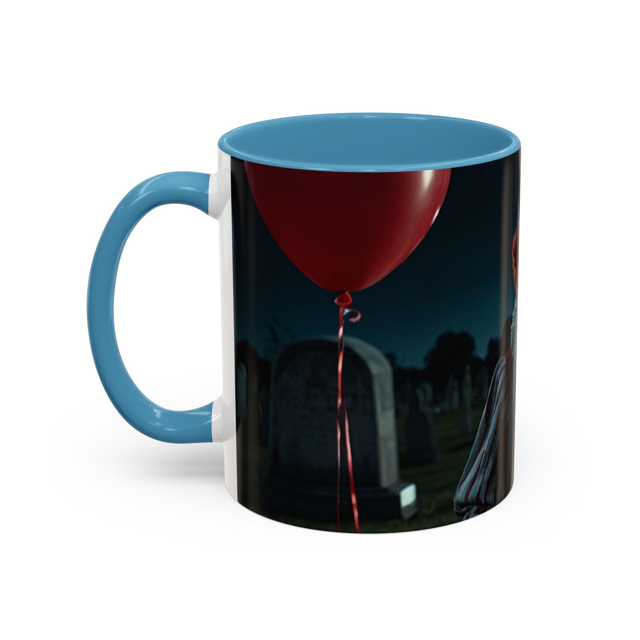 Creepy Clown Coffee Mug - Perfect for Halloween or Horror Fans art