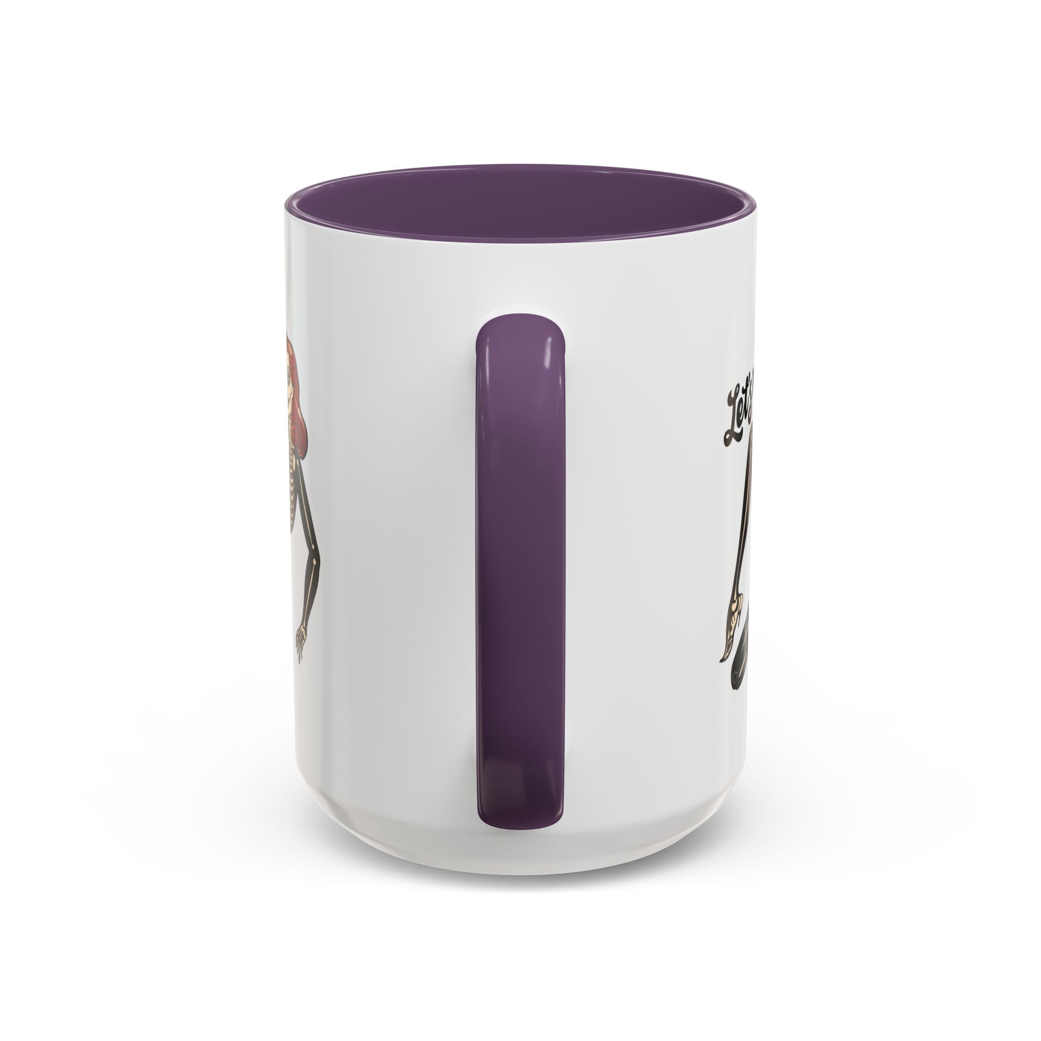 Spooky Skeleton Mug - Let's Bone, Halloween Gift, Gothic Coffee Cup, Unique Home Decor, Fun Drinkware