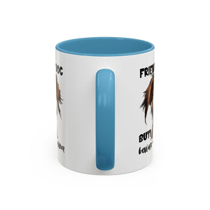 Friendly Dog Owner Mug, Dog Lover Gift, Funny Coffee Cup, Pet Owner Humor, Animal Lover Present, Holiday Gift for Dog Lovers