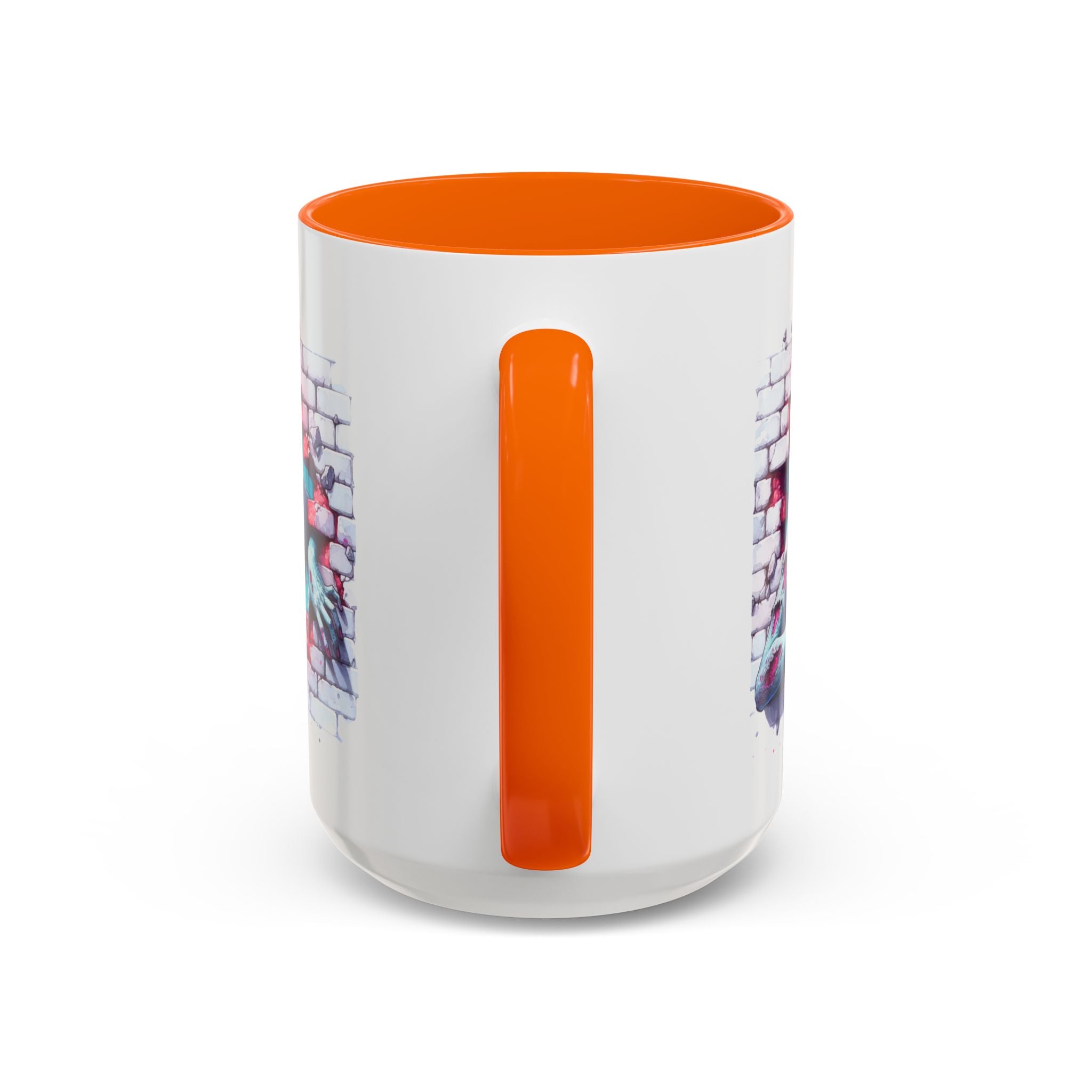 Spooky Zombie Accent Coffee Mug | Halloween Gift, Horror Decor, Unique Coffee Cup, Gothic Style, Zombie Art