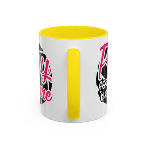 Volleyball  Coffee Mug, Play for the Cure Cup, Sports Gift , Athletes, Cancer Awareness, Inspirational Mug