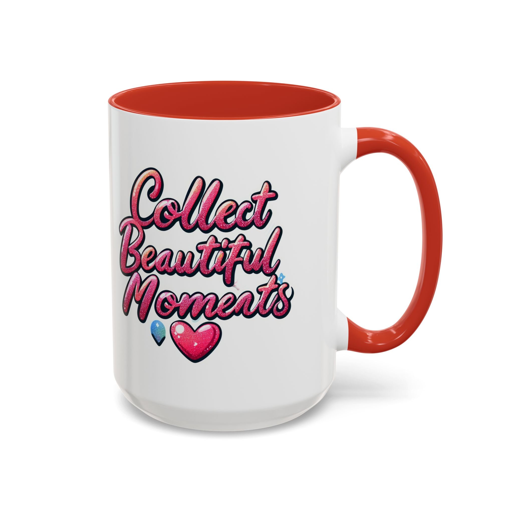 Collect Beautiful Moments Coffee Mug - 11oz & 15oz positive vibe love heart cup